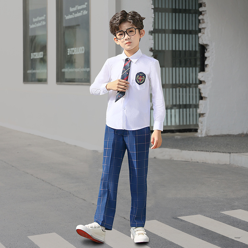 Nuevo uniforme escolar de jardín de infantes para niños foto de graduación 61 uniforme de rendimiento de coro uniforme de clase de estudiante de escuela primaria traje de falda de Liga