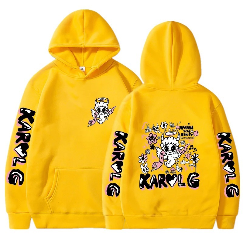 New Autunm Hot Sale Men's Hoody Karol G Manana Printed Hoodi