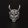 Mask hip-hop style, ring, fashionable universal jewelry, accessory, European style, on index finger