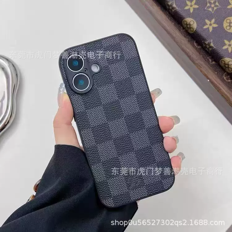 Чехол для телефона (Apple) iPhone 16, iPhone 15 Pro — классические цветочные и клетчатые узоры, тонкий 0,02 кг
