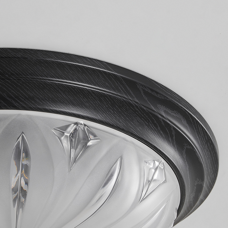 Lámpara de techo de campo americano, luz de pasillo de balcón, luz de entrada de pasillo, luz de techo led de hierro rural simple