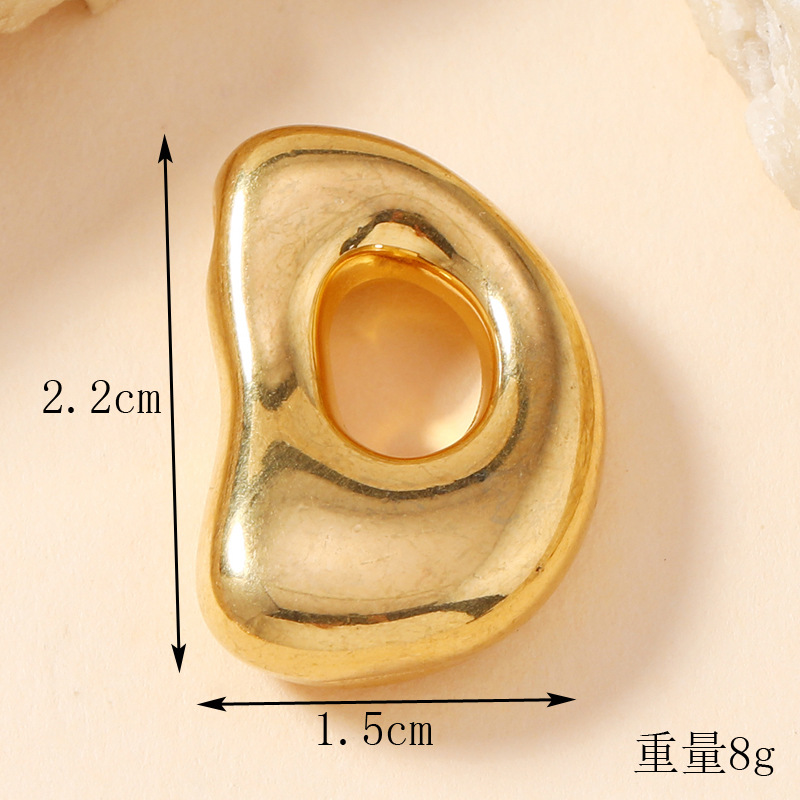 Colgante de estilo europeo y americano de acero inoxidable mini burbuja colgante de letras inglesas accesorios DIY joyas