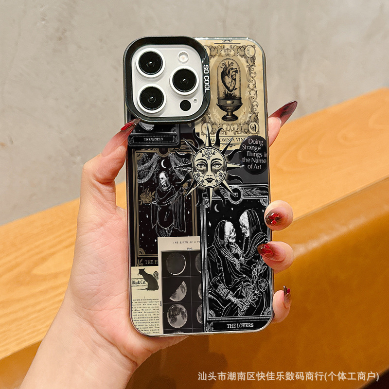 创意苹果16PROMAX卡通iPhone14PLUS简约13PRO防摔11/12手机壳X/XS|undefined