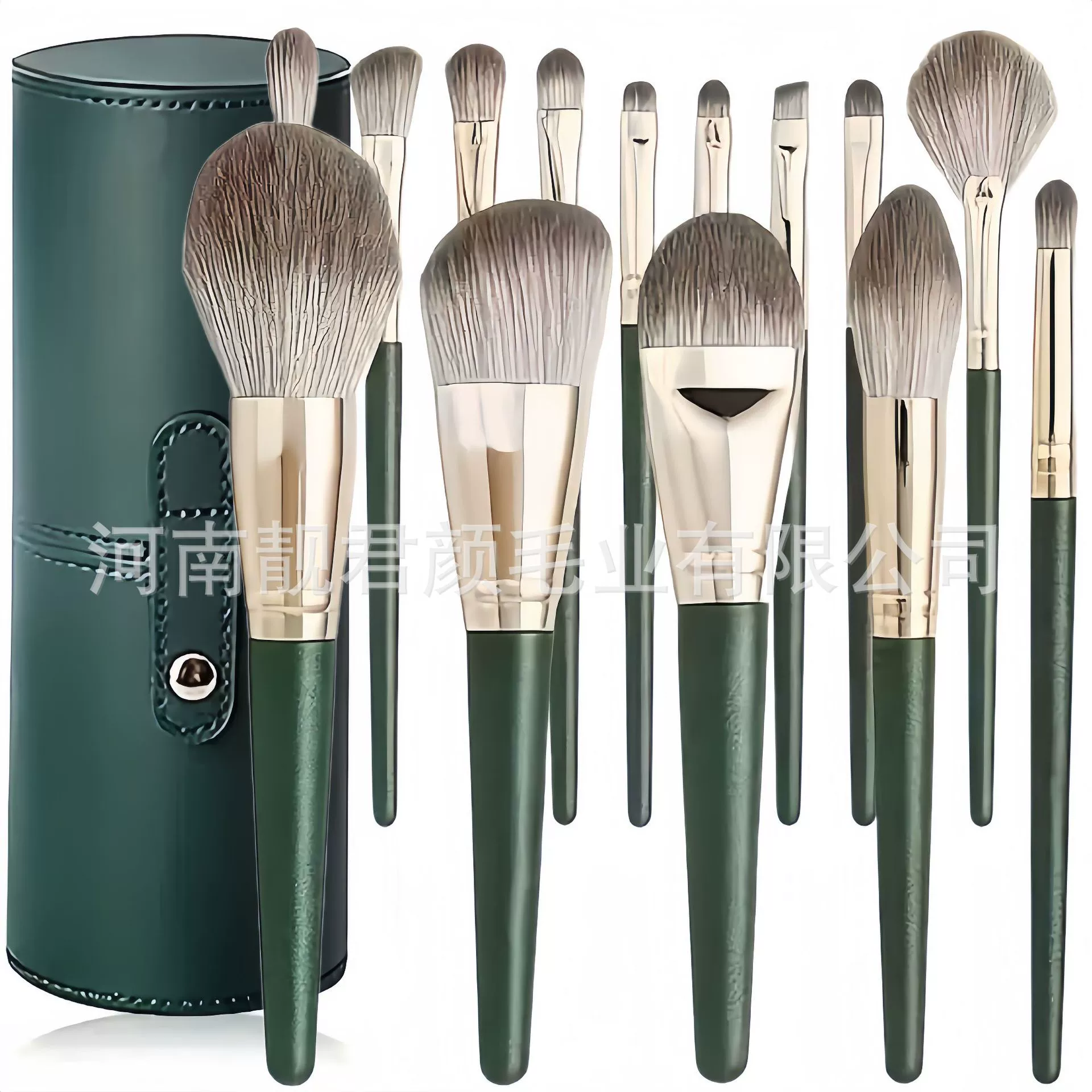 Soft brush, face blush, 14 pieces, full set