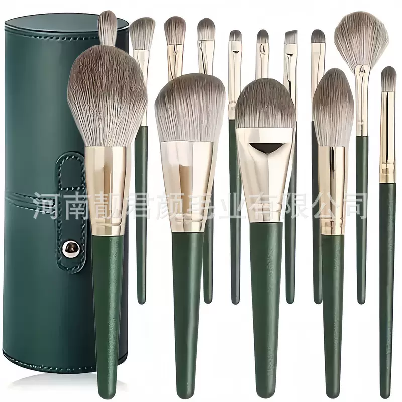 Soft brush, face blush, 14 pieces, full set