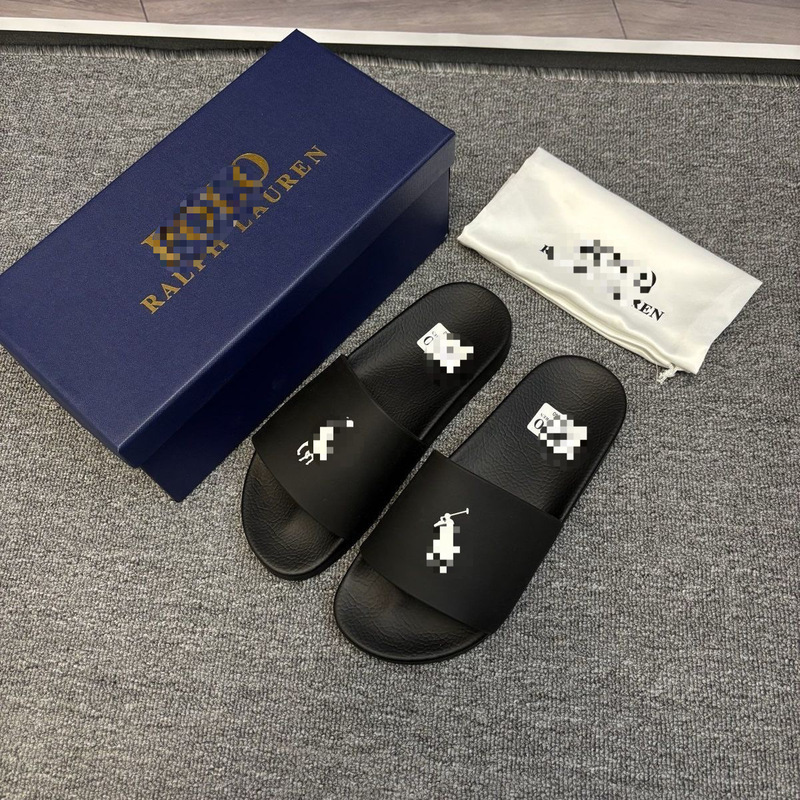 POLO cross-border European men's slippers, trendy brand, new summer model, slip-resistant, fashionable, casual, beach wholesale