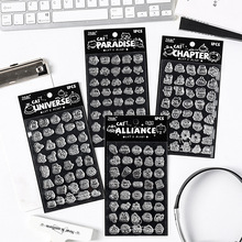 喵星来袭透明硅胶印章跨境复古小物件手账印章diy趣味猫咪小印章