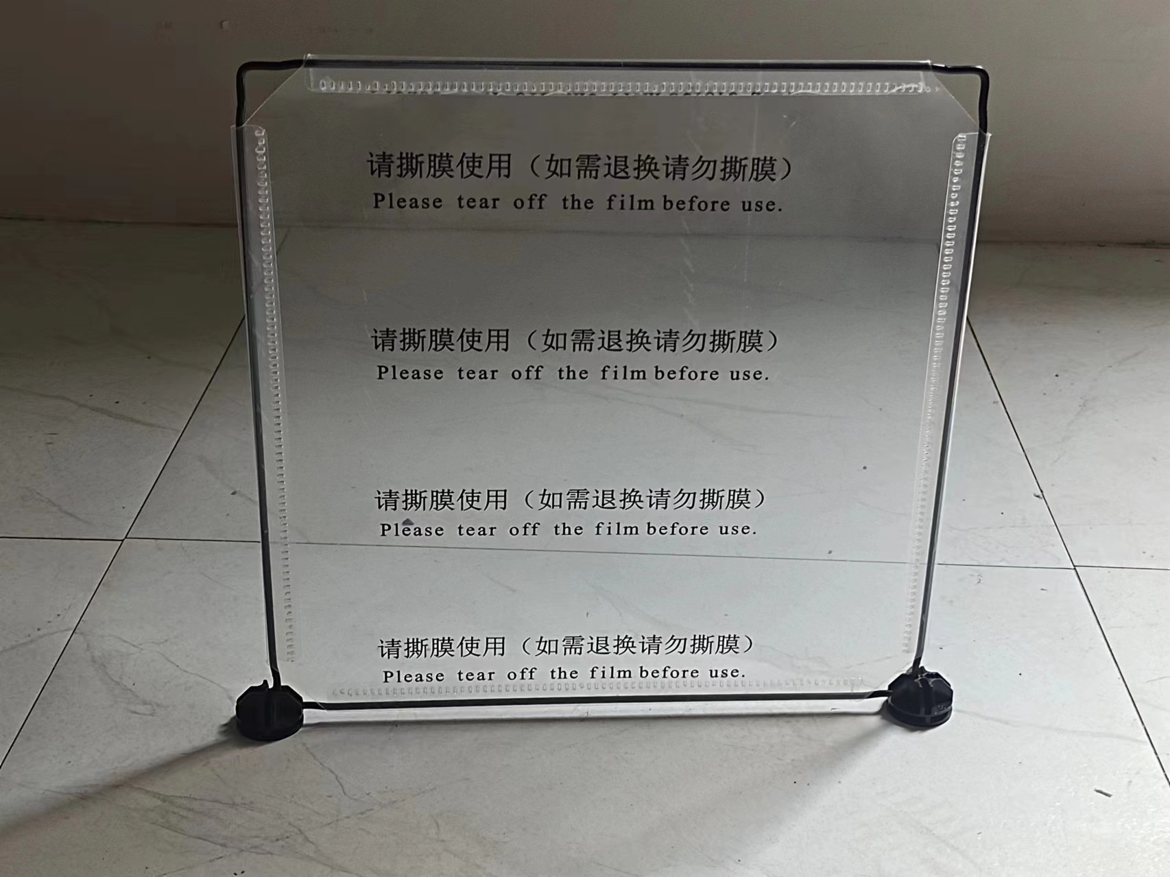 35*35 블랙 프레임 순수 투명 [PET]