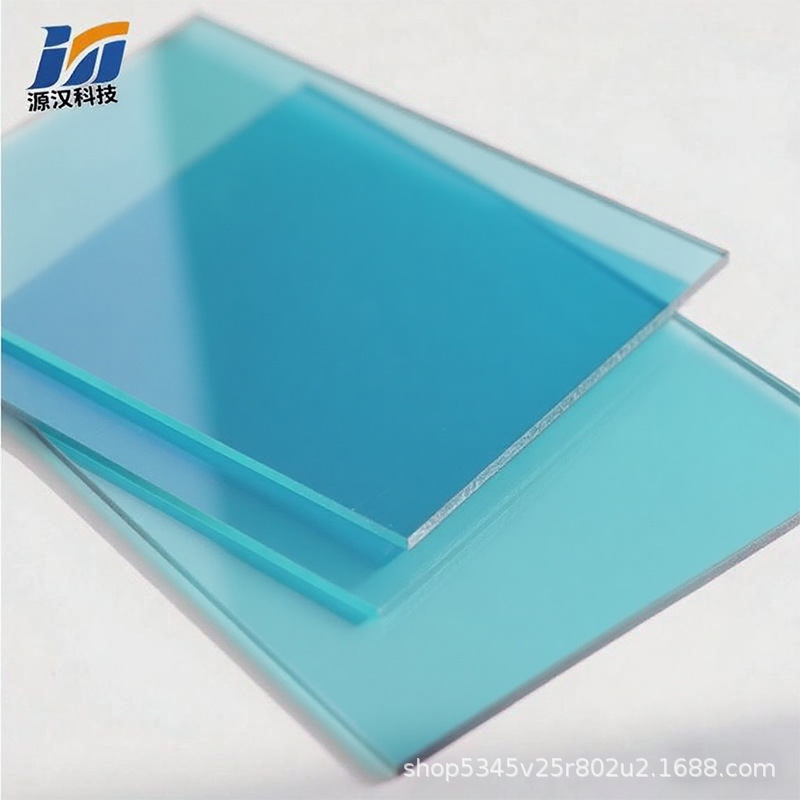 工厂直供pc板湖蓝色耐力板阳光板塑料板聚碳酸酯板防雨棚路牌
