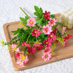 仿真花 仿真雛菊荷蘭菊跳蘭菊波斯菊花 酒店裝飾婚慶路引假花把束