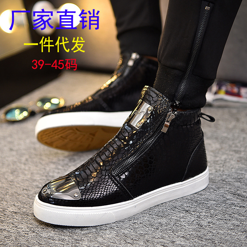 Cross-border 2020 trendy shoes snakeskin...