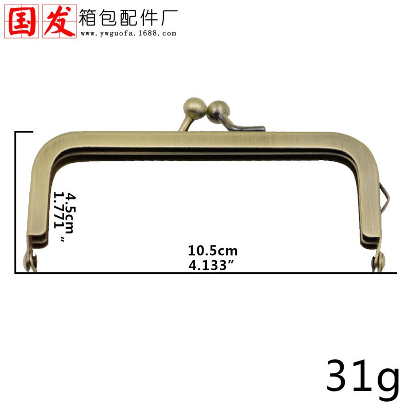 Comercio exterior spot 10.5CM cuadrado bronce no agujero bronce dorado