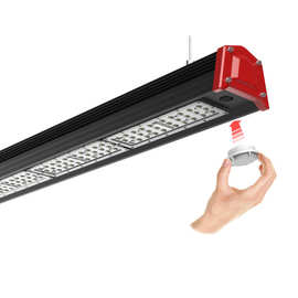 智能LED线性工矿灯车间灯仓库灯货架灯隧道灯模组灯展馆图书馆灯