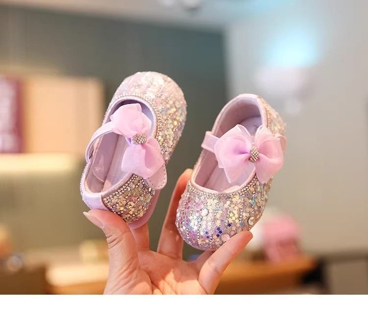Chaussures bébé fille premier pas semelle souple en cuir_voghion.com