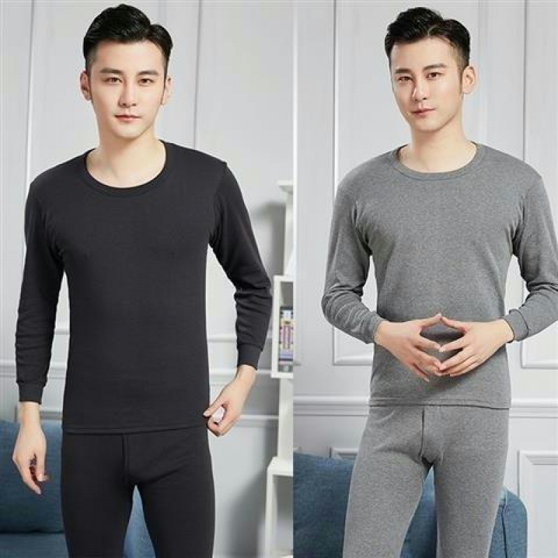 [Set] Low -neck dark gray+low -necked black