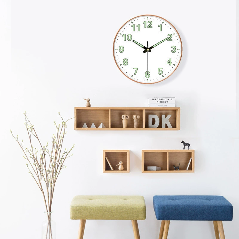 Wall clock bedroom clock bedroom light luxury clock wall