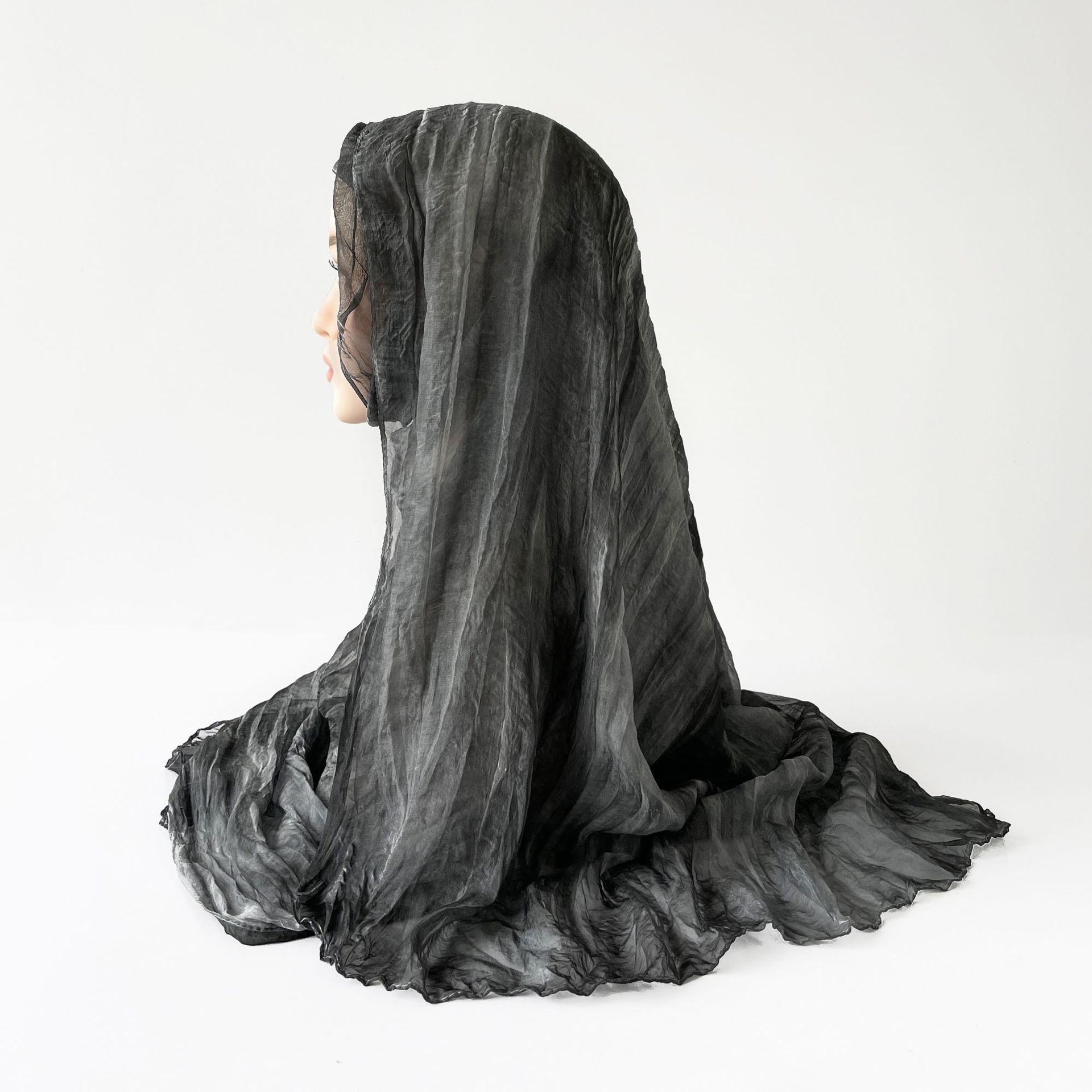 Women's Silk Scarf Lightweight Sunscreen Headscarf For Women_voghion.com