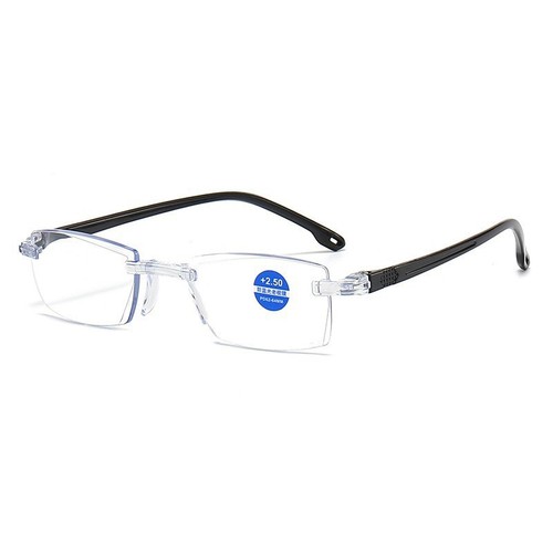 Anti-blue light frameless edge-cut reading glasses, street stall reading glasses, reading glasses wholesale
