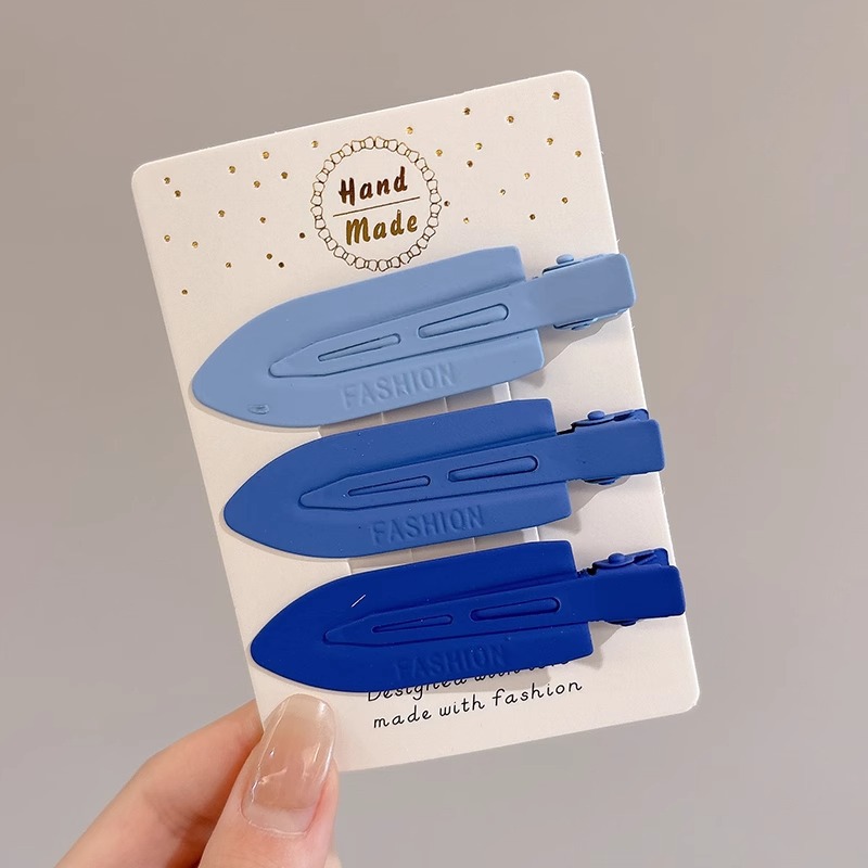 Clip de pelo de verano colorido lindo sin marcas clip de pelo de laterales mujeres frente clip de pelo de boca de pato clip de pelo de niños toque de pelo