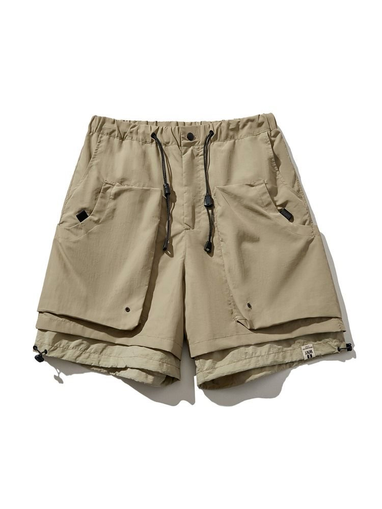 Men's Cargo Jogger Shorts With Multiple Pockets Tactical Style_voghion.com