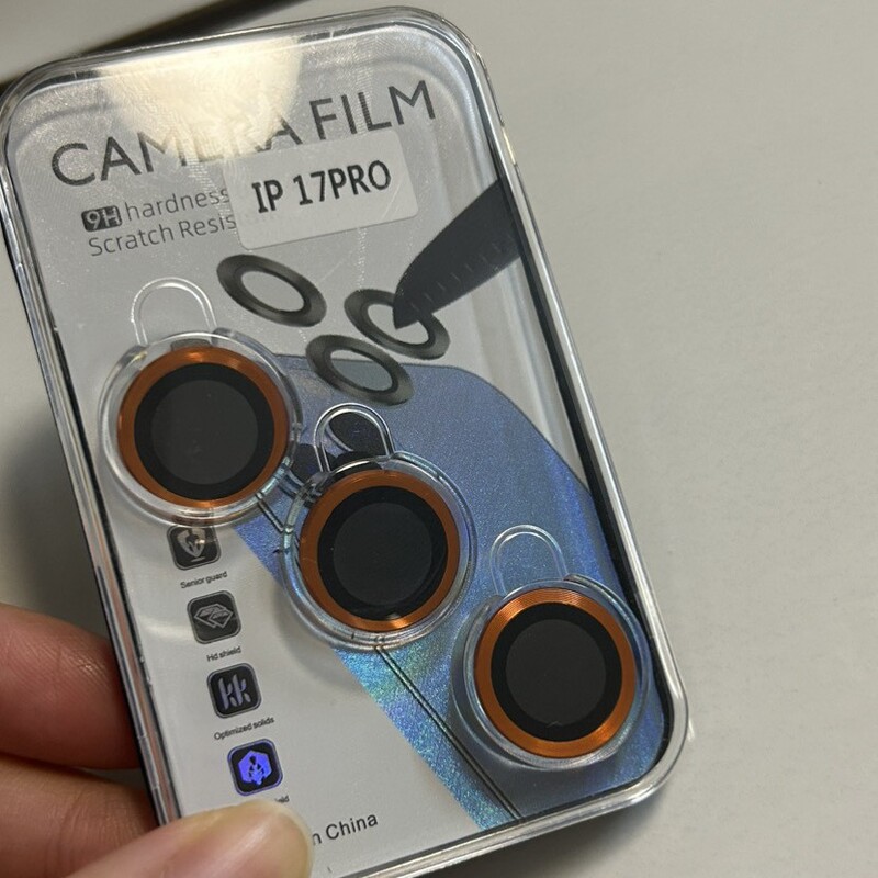 Packaged Cd Pattern Eagle Eye Mobile Phone Sticker 16Promax Camera Protection Ring Suitable for Apple 17Prom Lens Cover