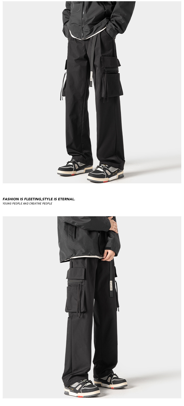 Men's Outdoor Tactical Windproof Waterproof Functional Pants_voghion.com