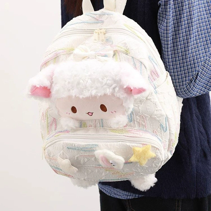 High quality cute winter backpack, capacious school bag, for students