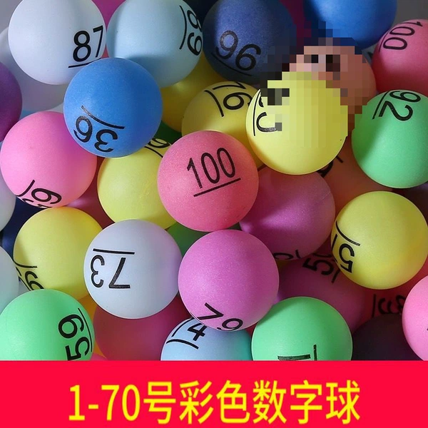 Number 1-70 (color) digital ball