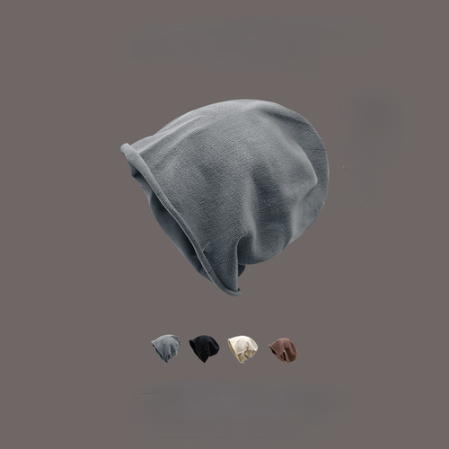 Japanese retro knitted pile hat for women, trendy brand, versatile ins wool hat, hip-hop warm and cold hat for men