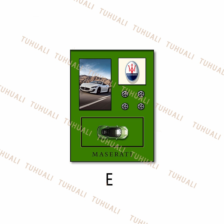 Coche pintura decorativa tridimensional pintura real de vapor sala de estar comedor colgante pintura dormitorio niños pasillo mural