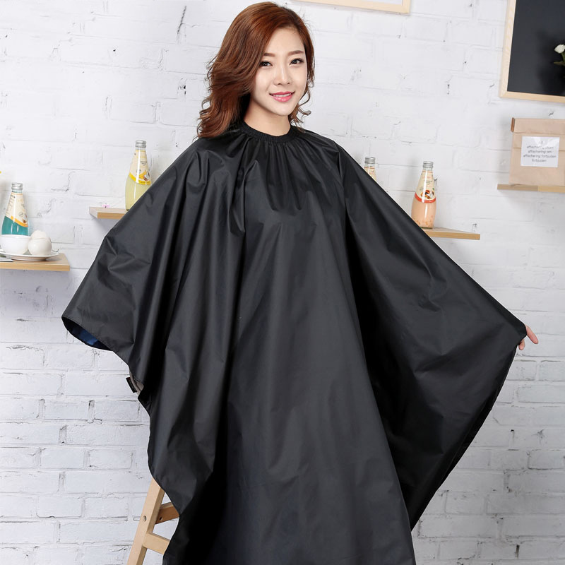 Capa para cortar el cabello, delantal doméstico, capa para tijeras, modelo específico para salón para recoger el cabello, disponible en tallas pequeña, mediana, grande y extra grande.