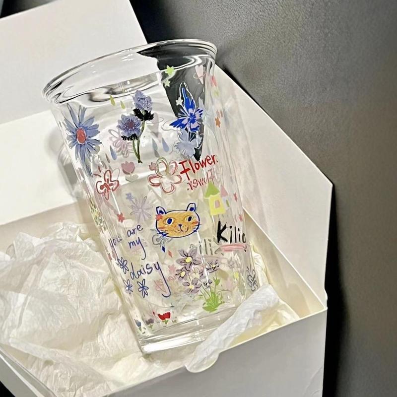 ドーパミン女子韓国式タンブラー家庭用牛乳カップ円形学生少女心水カップ飲料カップ|undefined