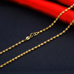 60cm���L僽�½�18k�S����Ů����ˮ��� �Y��Խ��ɳ�����Ʒ