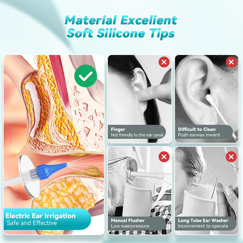 Limpiador de oído vendedor caliente transfronterizo limpiador de oído herramienta doméstica portátil limpiador de oído