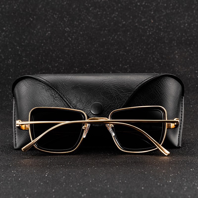Ac, UV400 Protection Lens Material Classic Style Streetwear Square Ac UV400 Protection Square Full Frame Men's Sunglasses