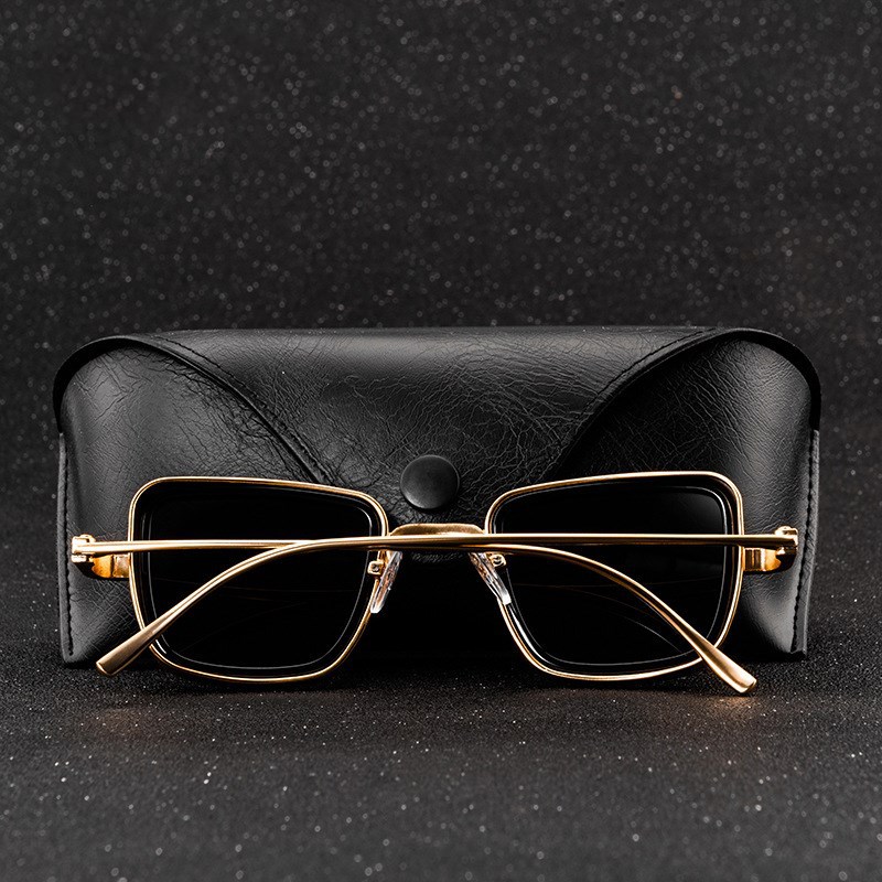 Classic Style Streetwear Square Ac Square Full Frame Men's Sunglasses display picture 2