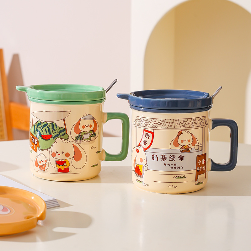 Personalidad creativa bienes domésticos guerra comercial Taza de cerámica regalo de oficina taza de café taza de agua taza de desayuno taza