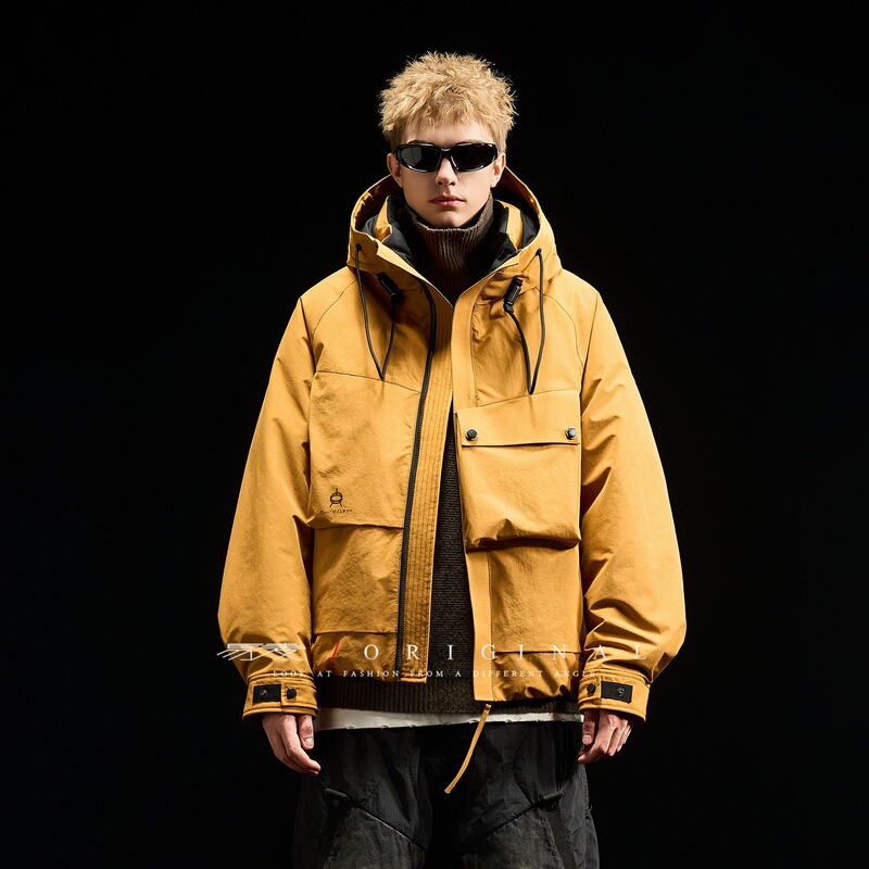 New Men's Fashion Casual Simple Hooded Winter Outdoor Couple's Loose Trendy down Jacket New Men's Fashion Casual Simple Hooded Winter Outdoor Couple's Loose Trendy down Jacket