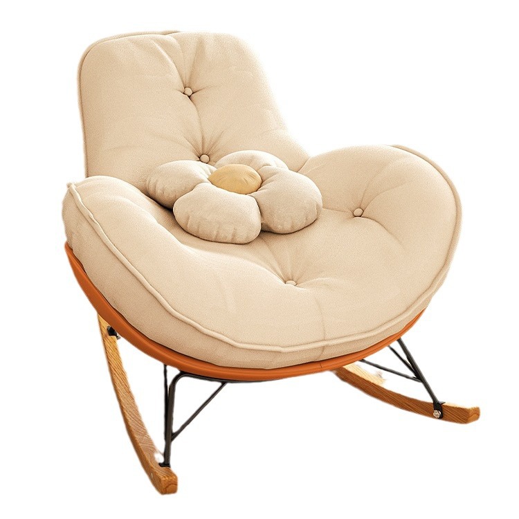 Sofá perezoso silla sala de estar balcón mecedora reclinable Silla de ocio Luz de lujo Internet celebridad pingüino silla Silla de ocio