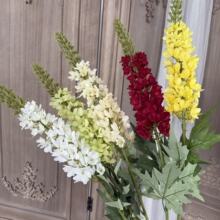 单支狐尾仿真花婚庆用花风信子假花婚礼堂路引挑高花材装饰假花