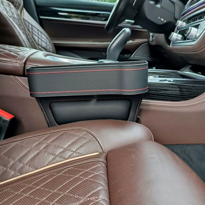 Car Seat Gap Storage Box, Car storage bag/box - black-red-line-co-driver-211