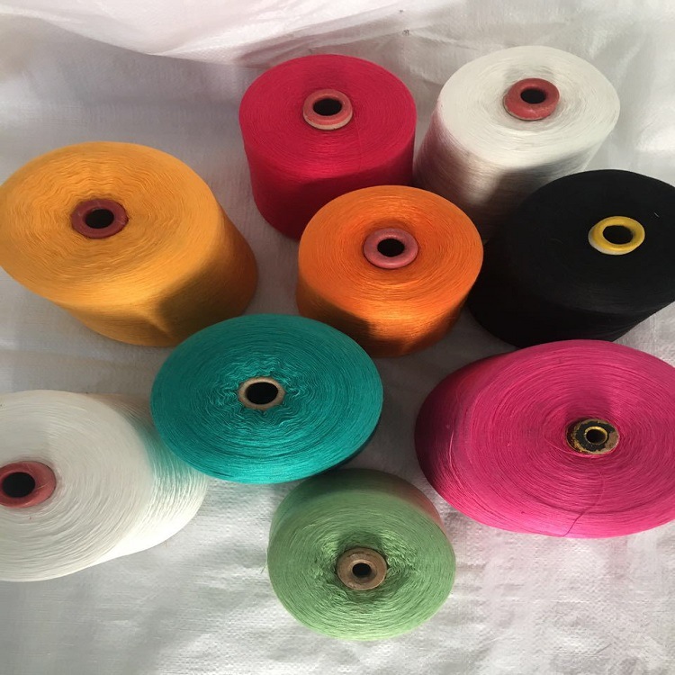 纱线厂供应棉绢丝混纺纱针织纱30/70 2/60Nm现货 绢丝棉纱60支