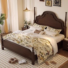 ��ʽ�͹Ō�ľ��1.8m�F�����s�����p���p�˴󴲷�ʽ��ɫ1.5m���ȴ�