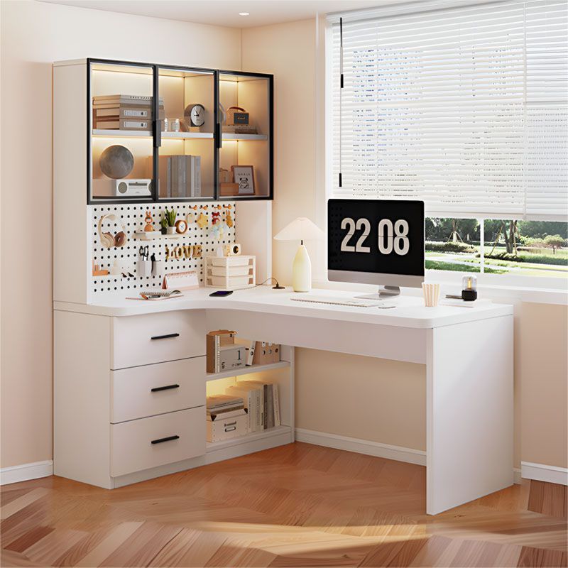 Desk Bookshelf Integrated Table Corner Desk Computer Table Bedroom Home Simple Desk Writing Desk E-Sports Table