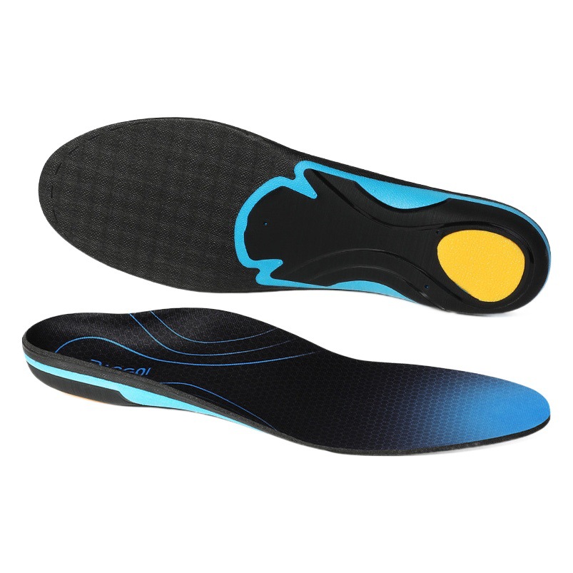 Soporte de arco transfronterizo plantilla deportiva transpirable absorbente de sudor corrección de pie plano baloncesto plantilla deportiva durante mucho tiempo