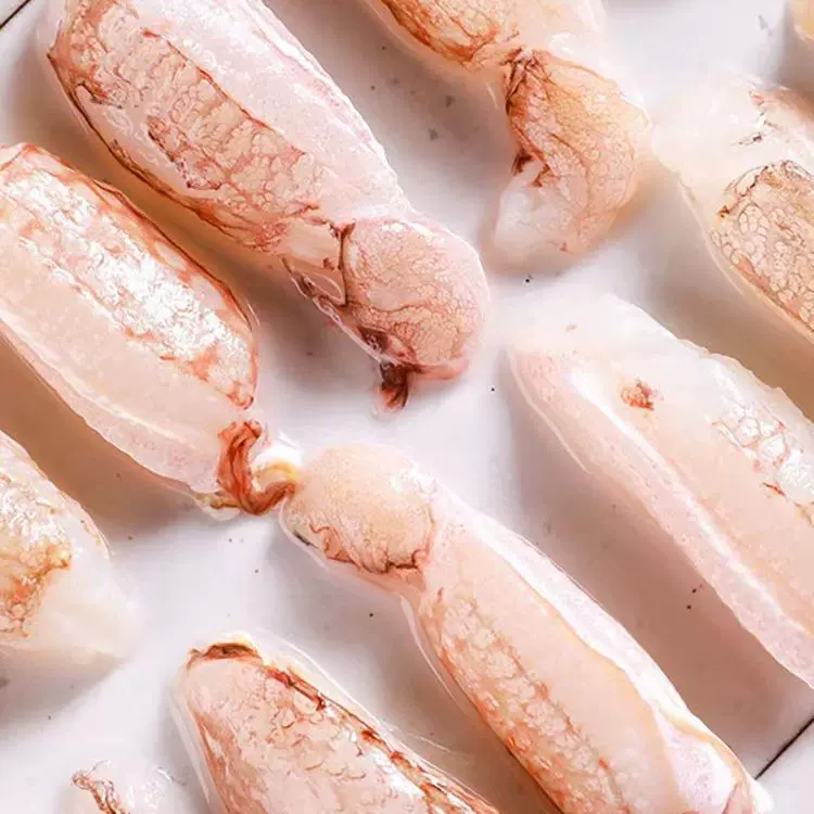 工厂批发大蟹腿肉东山岛本港梭子螃蟹腿肉免剥蟹钳【一件代发直播