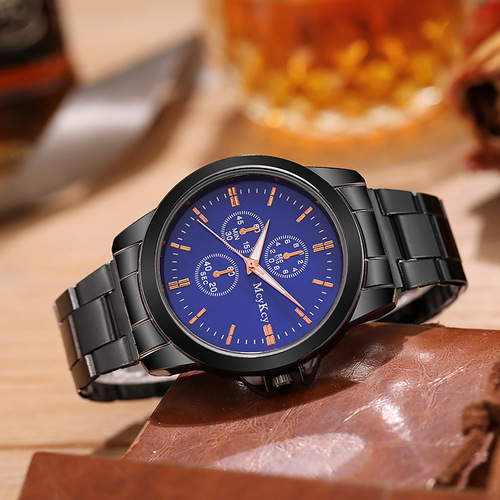 Factory direct sales steel band couple watches men and women quartz watches light luxury gifts live broadcast watches one piece drop shipping