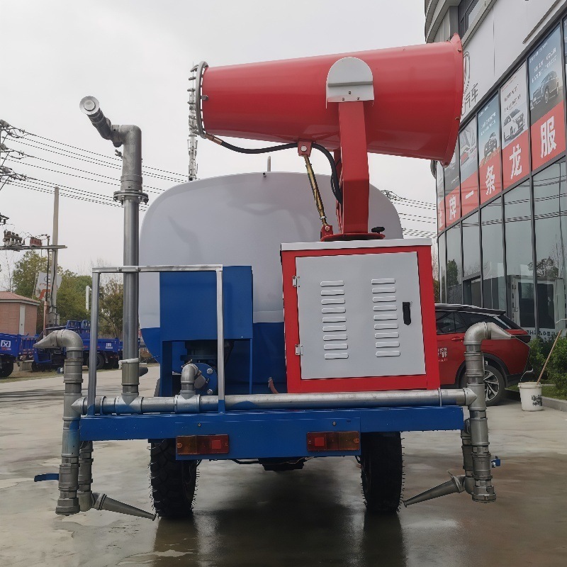 Export electric three-wheeled sprinkler truck for construction sites, new energy dust removal high-pressure cleaning vehicle, new offer