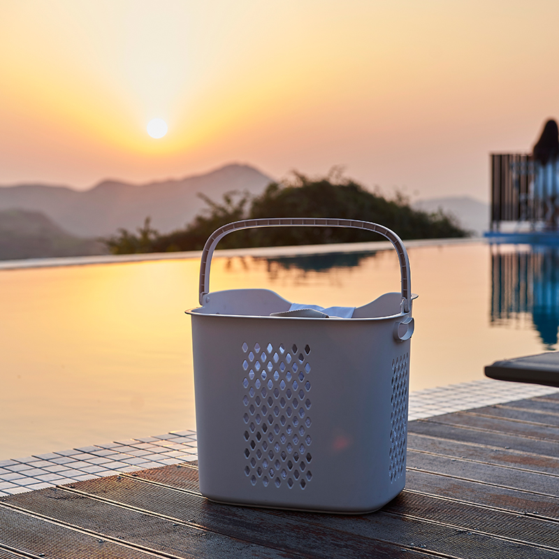 Cesta de almacenamiento de ropa japonesa, impermeable