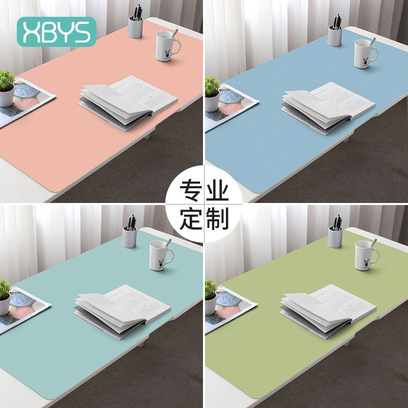 Factory Direct Sales Extra Large Leather Mouse Pad Kidsren's Writing Pad 2mm Thick Student Desk Pad Leather Pad Amazon